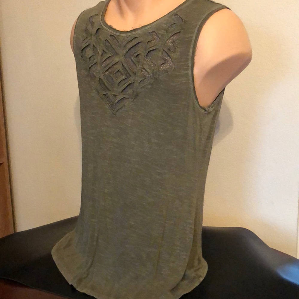 Max Jeans sleeveless top Large